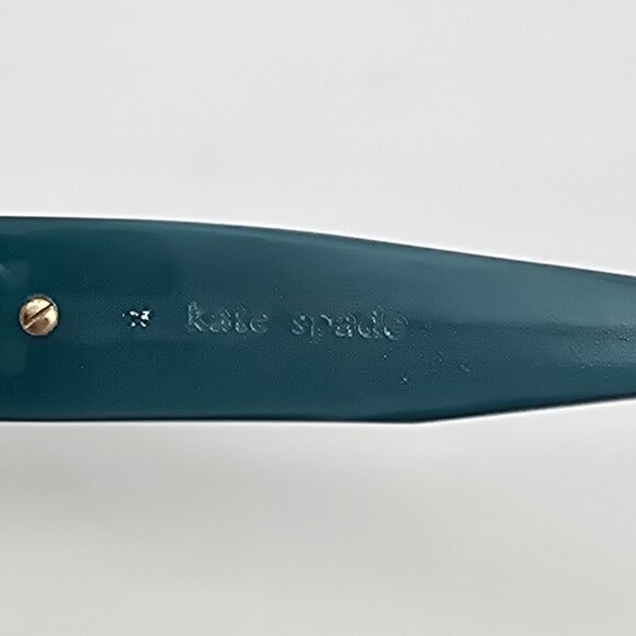 Kate Spade Skylar Deep Teal Frame Brown Gradient Lens Semi Rimless Sunglasses main image 4